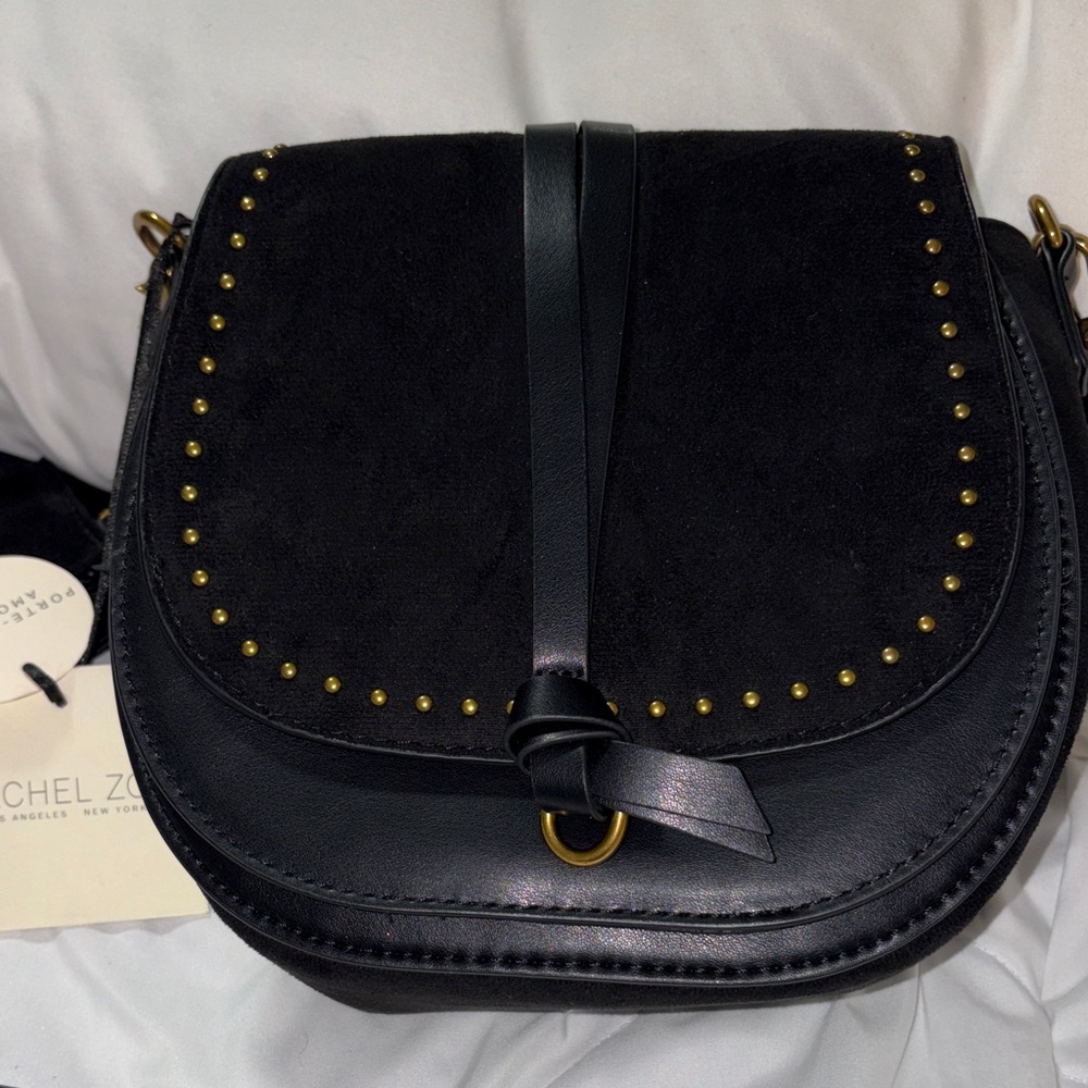 Rachel Zoe Black Studded Women's Bag (New)